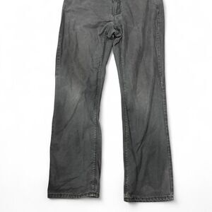 Eddie Bauer grey straight leg double fleece lined jeans